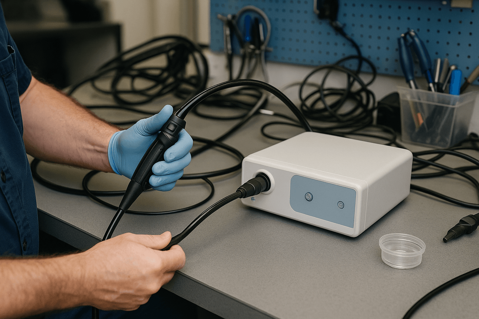 Manutenção de endoscópio